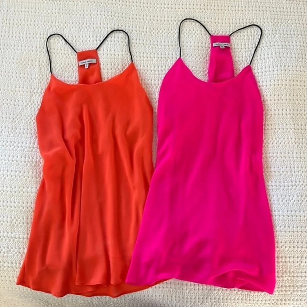 Lot of 2 Naked Zebra flow NEON soft tops SO CUTE! Be the star in these!
